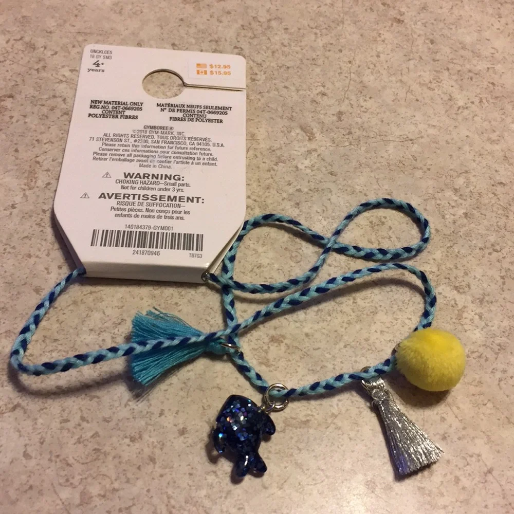 BNWT GYMBOREE JEWELRY BUNDLE OF 3 COOL KIDS ITEMS RINGS AND NECKLACE & KEYCHAIN